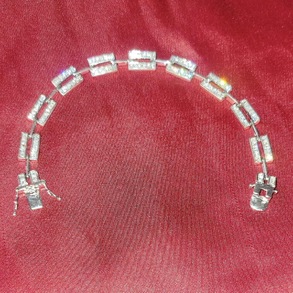 Glamorous CZ Crystal Bracelet